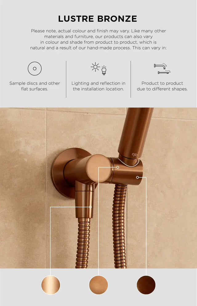 Round Kitchen Mixer Tap - Lustre Bronze (SKU: MK03-PVDBZ) by Meir