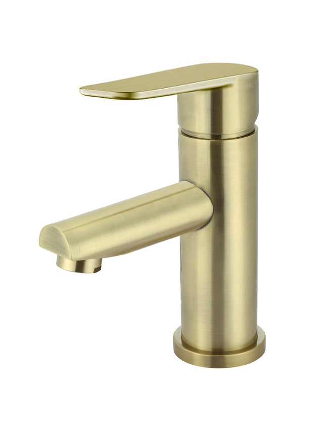 Round Paddle Basin Mixer - Tiger Bronze (SKU: MB02PD-PVDBB) by Meir