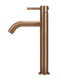 Piccola Tall Basin Mixer Tap with 130mm Spout - Lustre Bronze - MB03XL.01-PVDBZ