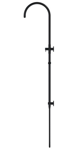 Curved Shower Rail with Hose (excludes Rose and Handshower)
