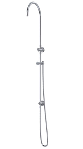 Curved Shower Rail with Hose (excludes Rose and Handshower)
