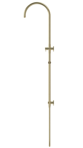 Curved Shower Rail with Hose (excludes Rose and Handshower)
