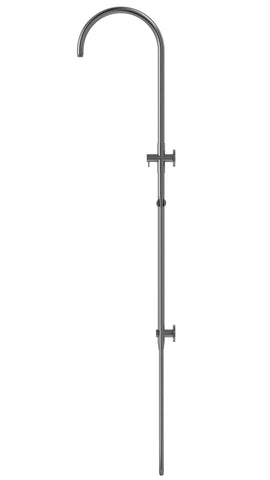 Curved Shower Rail with Hose (excludes Rose and Handshower)