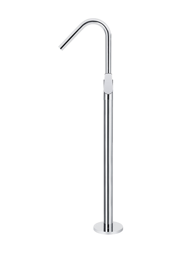 Round Paddle Freestanding Bath Spout and Hand Shower - Polished Chrome (SKU: MB09PD-C) by Meir