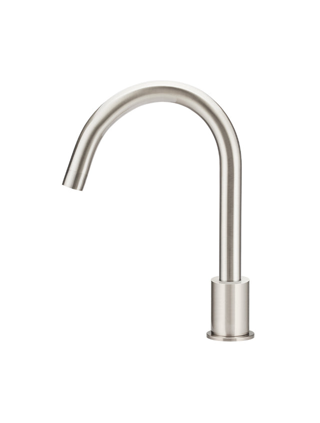 Round Basin Spout - Brushed Nickel (SKU: MBS11-PVDBN) by Meir ZA