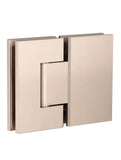 Shower Door Accessories, Glass-to-Glass Hinge - Champagne - MGA01N-CH
