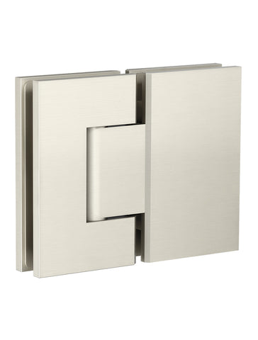 Shower Door Accessories, Glass-to-Glass Hinge - Brushed Nickel