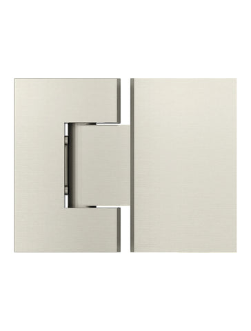 Shower Door Accessories, Glass-to-Glass Hinge - Brushed Nickel