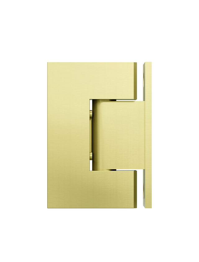 Shower Door Accessories, Wall-to-Glass Hinge - PVD Tiger Bronze (SKU: MGA02N-PVDBB) by Meir