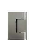 Shower Door Accessories, Wall-to-Glass Hinge - Gun Metal - MGA02N-PVDGM
