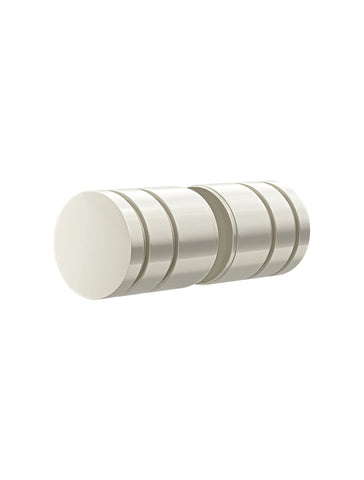 Shower Door Accessories, Round Door Handle - Brushed Nickel