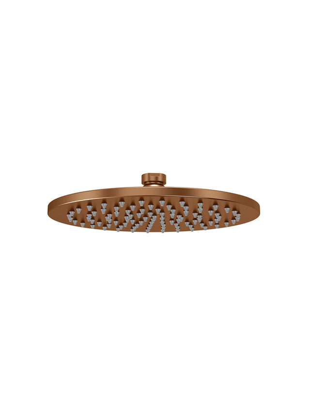 Round Shower Rose 200mm - Lustre Bronze (SKU: MH04N-PVDBZ) by Meir