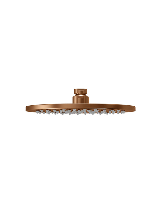 Round Shower Rose 200mm - Lustre Bronze (SKU: MH04N-PVDBZ) by Meir