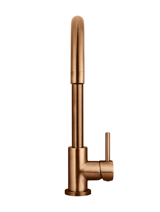 Round Kitchen Mixer Tap - Lustre Bronze (SKU: MK03-PVDBZ) by Meir