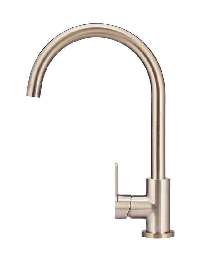 Round Paddle Kitchen Mixer Tap - Champagne (SKU: MK03PD-CH) by Meir