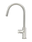 Round Pinless Piccola Pull Out Kitchen Mixer Tap - Brushed Nickel - MK17PN-PVDBN