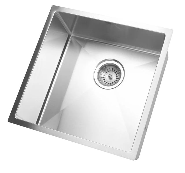 Lavello Laundry Sink - Single Bowl 440 x 440 - Stainless Steel - Stainless Steel (SKU: MKS-S440440-SS) by Meir