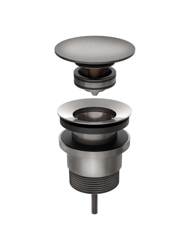 Universal Pull Out Waste - Gun Metal (SKU: MP04F-UNI-PVDGM) by Meir