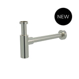 Round Bottle Trap for 32mm basin waste and 40mm outlet - Brushed Nickel - MP05F-R32-PVDBN