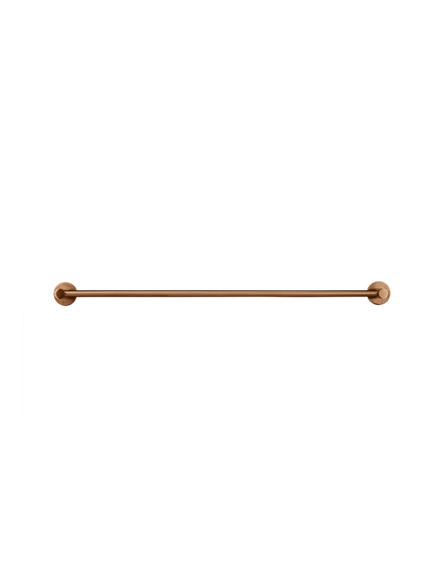 Round Double Towel Rail 600mm - Lustre Bronze (SKU: MR01-R-PVDBZ) by Meir