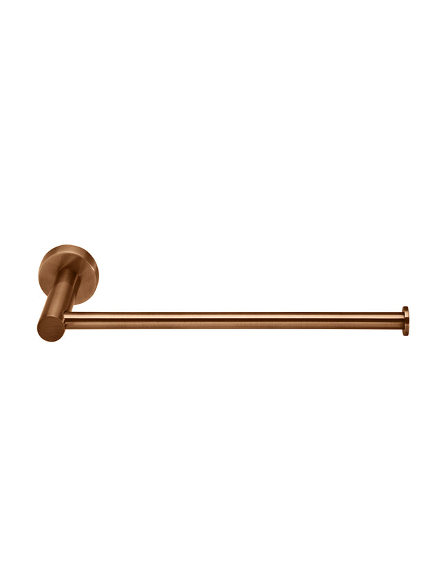 Round Guest Towel Rail - Lustre Bronze (SKU: MR05-R-PVDBZ) by Meir