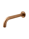 Round Curved Bath Spout - Lustre Bronze - MS05-PVDBZ