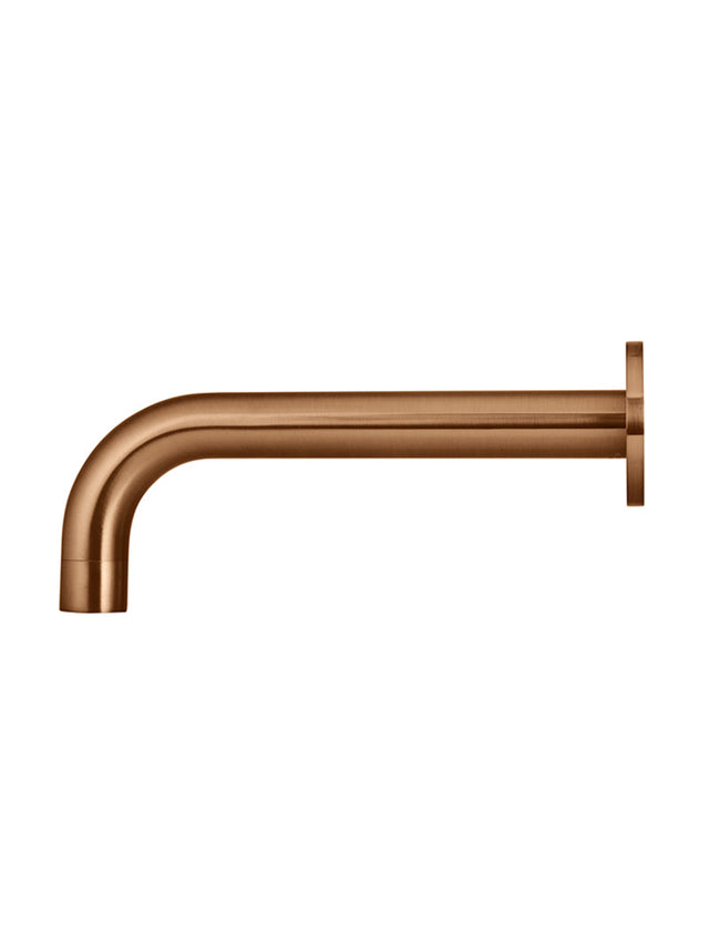 Round Curved Bath Spout - Tiger Bronze (SKU: MS05-PVDBZ) by Meir