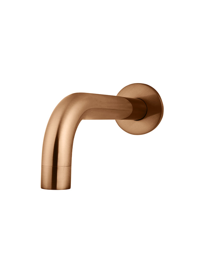 Round Curved Bath Spout - Tiger Bronze (SKU: MS05-PVDBZ) by Meir