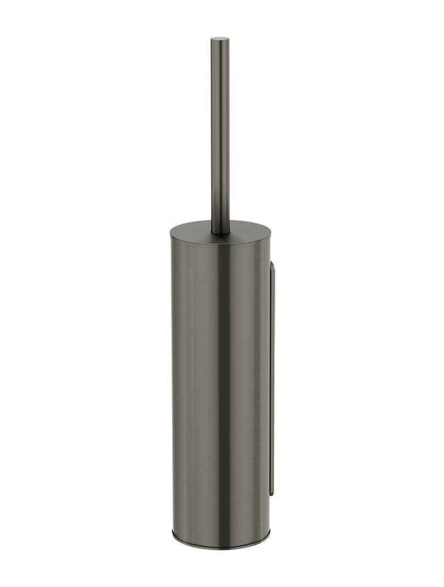 Round Toilet Brush Holder - Gun Metal (SKU: MTO02N-R-PVDGM) by Meir ZA