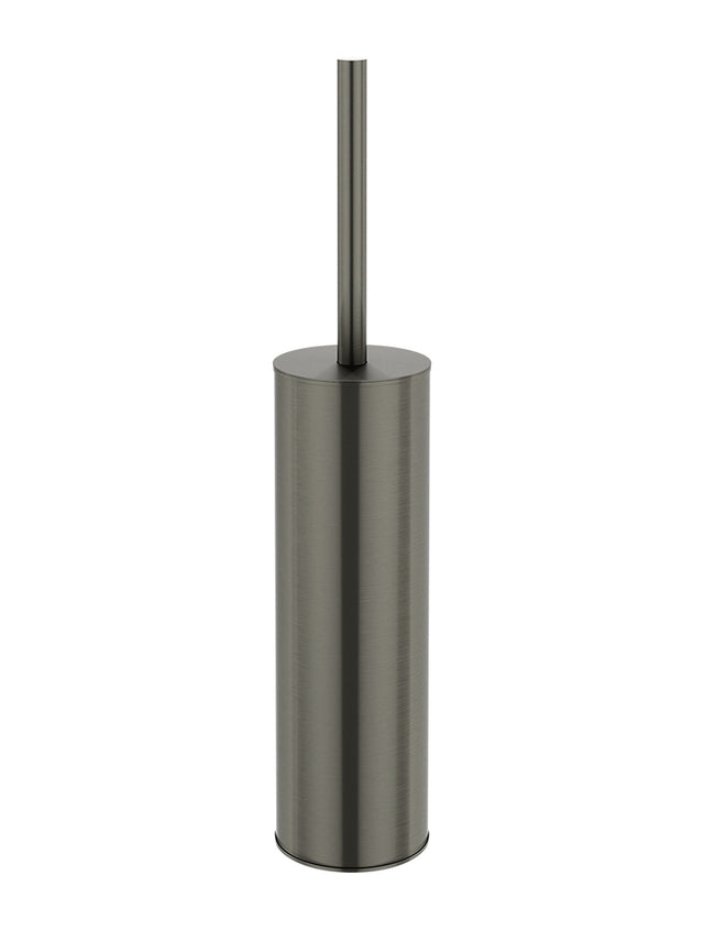 Round Toilet Brush Holder - Gun Metal (SKU: MTO02N-R-PVDGM) by Meir ZA