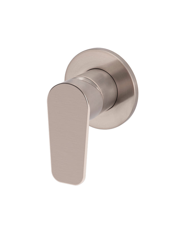 Round Finish Paddle Wall Mixer - Champagne (SKU: MW03PD-FIN-CH) by Meir