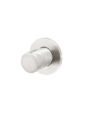 Round Finish Pinless Wall Mixer - Brushed Nickel - MW03PN-FIN-PVDBN