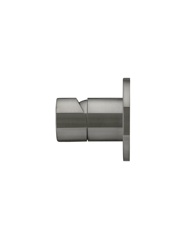 Round Finish Pinless Wall Mixer - Gun Metal (SKU: MW03PN-FIN-PVDGM) by Meir
