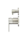 Round Finish Paddle Diverter Mixer - Brushed Nickel - MW07TSPD-FIN-PVDBN
