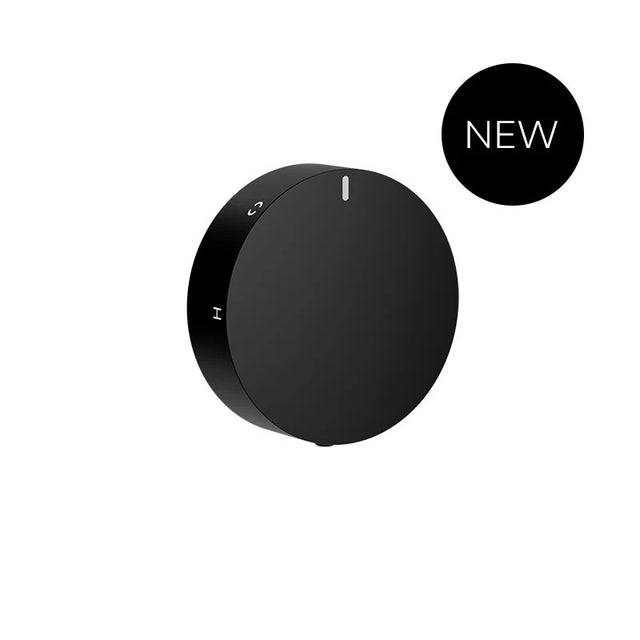Progressive mixer (in-wall body and Trim set) - Matte Black (SKU: MW18) by Meir
