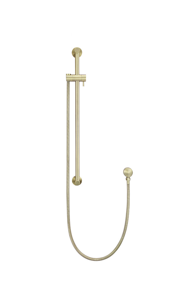 Rail Set with Hose (excludes Handshower) - Tiger Bronze (SKU: MZ04B-PVDBB) by Meir