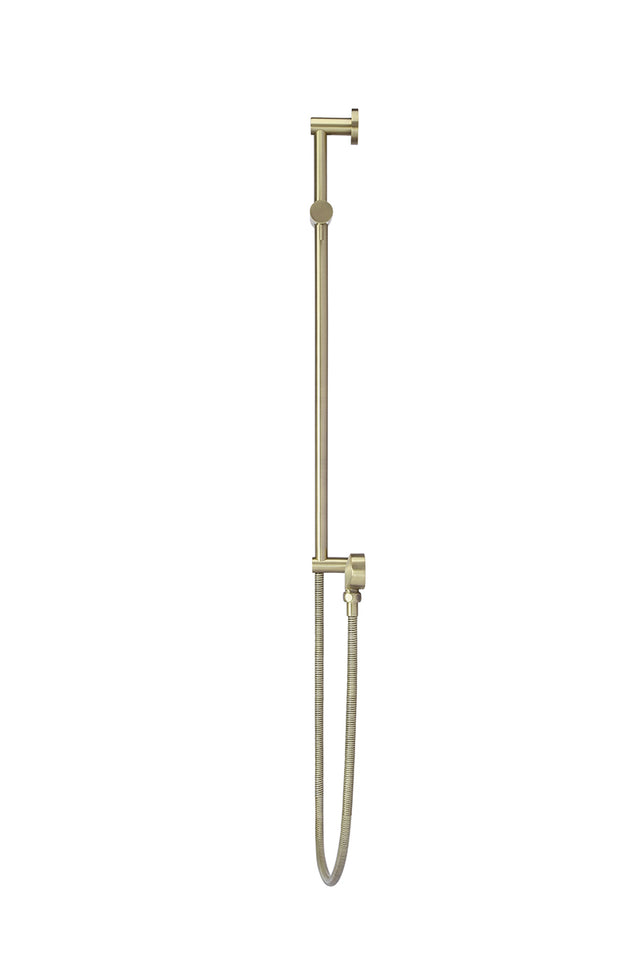 Rail Set with Hose (excludes Handshower) - Tiger Bronze (SKU: MZ04B-PVDBB) by Meir