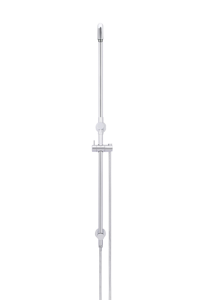 Shower Column with Hose (excludes Rose and Handshower) - Polished Chrome (SKU: MZ07B-C) by Meir