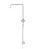 Shower Rail with Hose (excludes Rose and Handshower) - Brushed Nickel - MZ07B-PVDBN