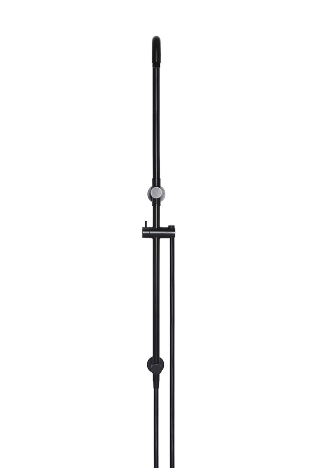 Shower Column with Hose (excludes Rose and Handshower) - Matte Black (SKU: MZ07B) by Meir