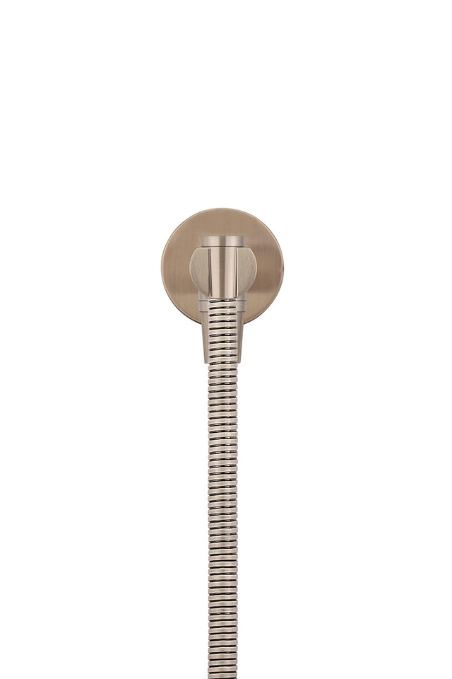 Bracket Set with Hose (excludes Handshower) - Champagne (SKU: MZ08B-CH) by Meir