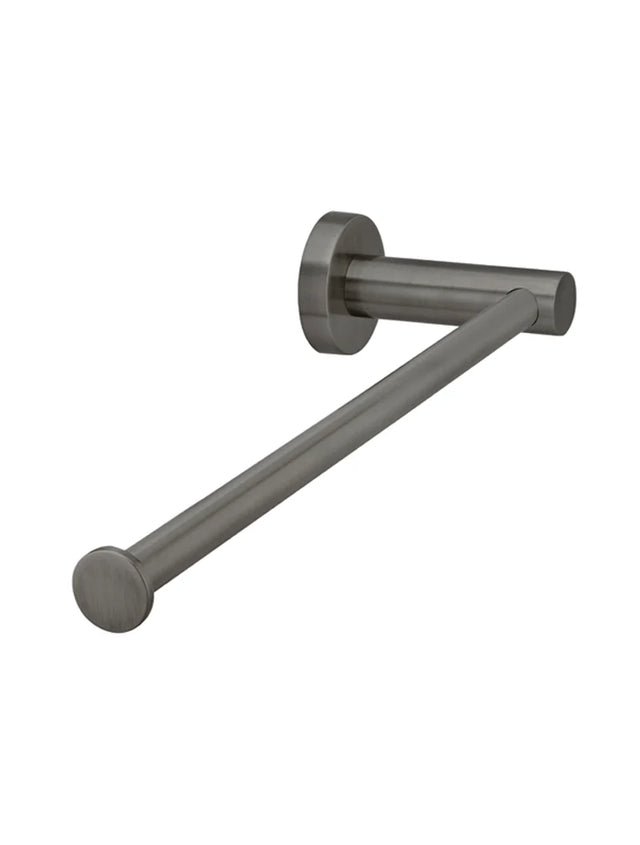 Round Guest Towel Rail - Gun Metal (SKU: MR05-R-PVDGM) by Meir