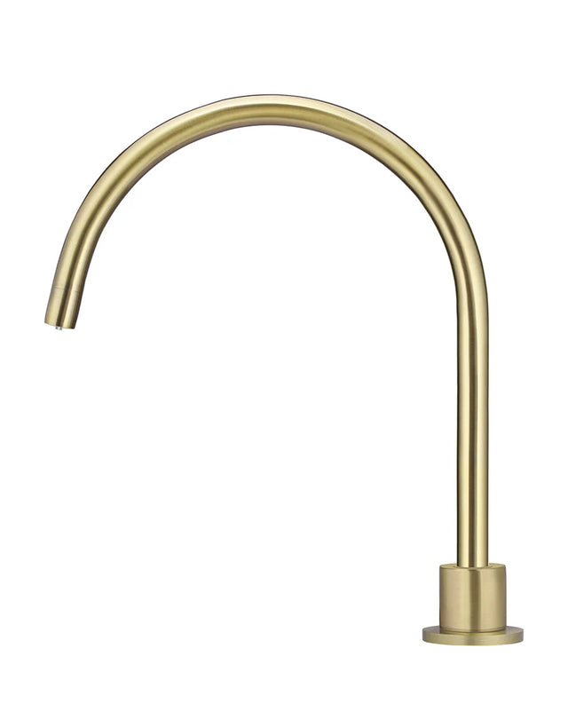 Deck Mounted Kitchen High Rise Swivel Spout - Tiger Bronze (SKU: MKS08-PVDBB) by Meir