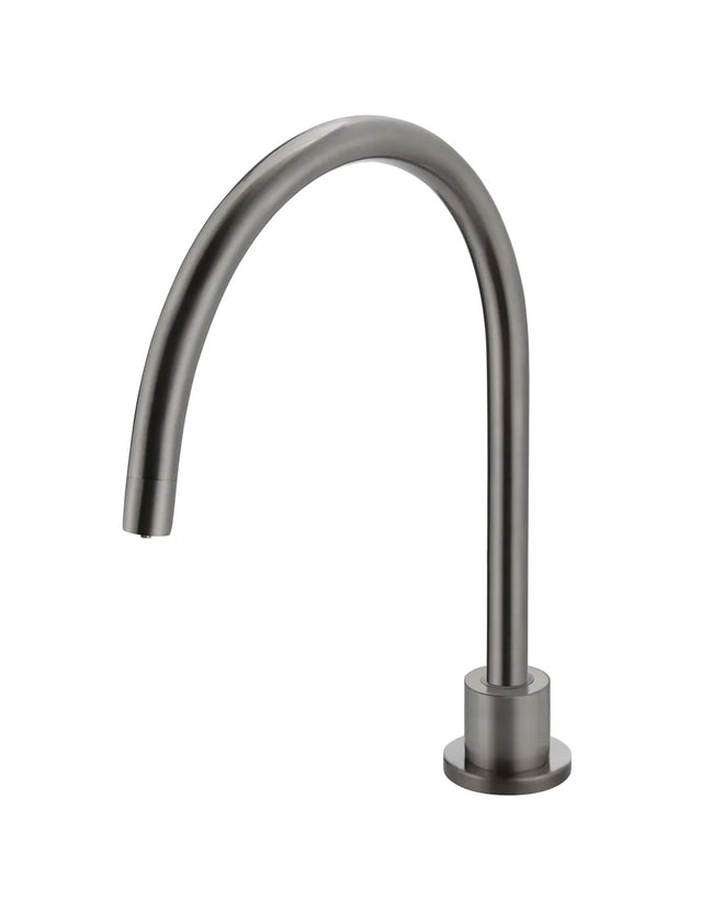 Deck Mounted Kitchen High Rise Swivel Spout - Gun Metal (SKU: MKS08-PVDGM) by Meir