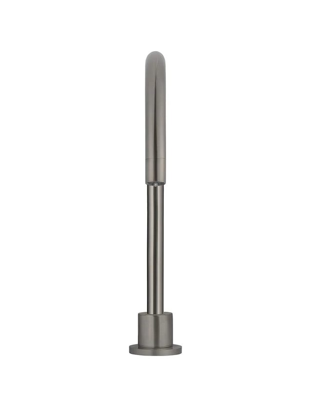 Deck Mounted Kitchen High Rise Swivel Spout - Gun Metal (SKU: MKS08-PVDGM) by Meir