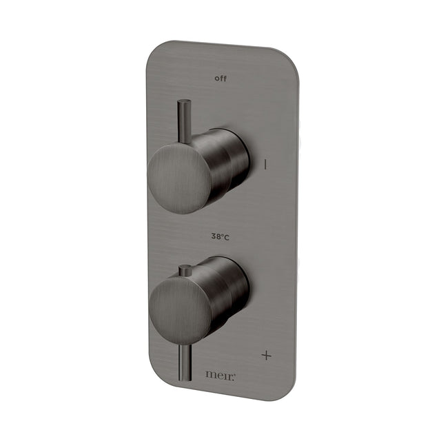 Thermostatic Single Function Mixer - Gun Metal (SKU: MTV11-PVDGM) by Meir