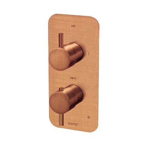 Thermostatic Single Function Mixer - Lustre Bronze