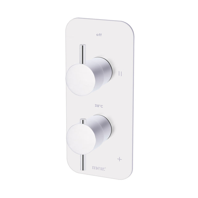 Thermostatic Dual Function Mixer - chrome (SKU: MTV22-C) by Meir