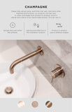 Round Shower Rose 300mm - Champagne - MH06-CH