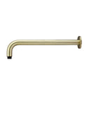 Round Wall Shower Curved Arm 400mm - Tiger Bronze - MA09-400-PVDBB